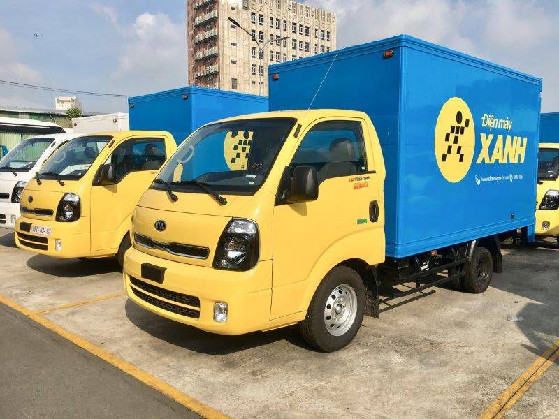 Xe tai kia 1.9 tan Thung 3.2m mau trang 2019 - Ho Tro Vay NH 80% - LH: 0938.903.187