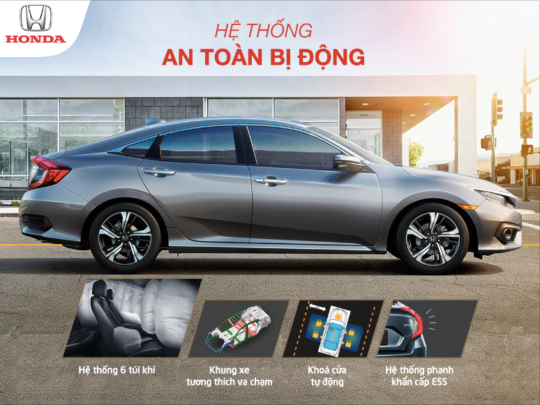 Honda Civic 1.5 RS Turbo 2019 moi Binh Duong - Co Xe Giao Ngay - Uy Tinh - Chat Luong